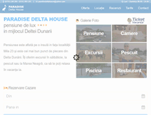 Tablet Screenshot of paradisedeltahouse.ro